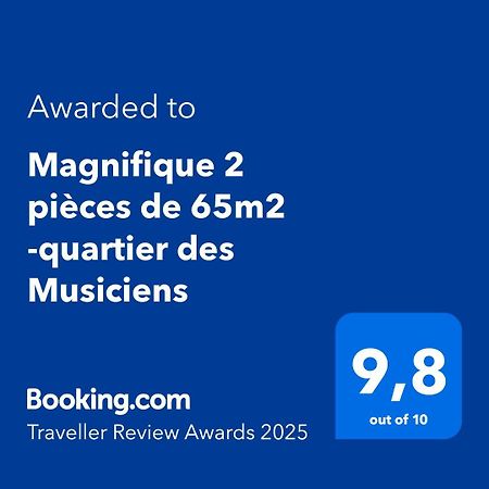 דירות ניס Magnifique 2 Pieces De 65M2 -Quartier Des Musiciens מראה חיצוני תמונה