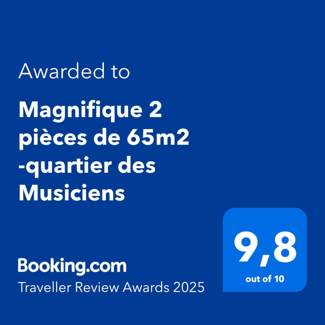 דירות ניס Magnifique 2 Pieces De 65M2 -Quartier Des Musiciens מראה חיצוני תמונה